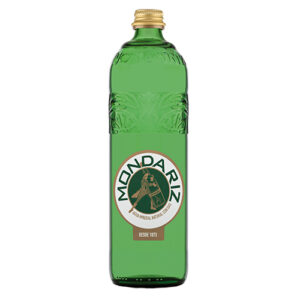 Botella de vidrio 33cl agua con gas mondariz