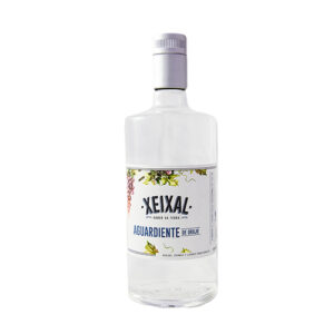 Aguardiente de orujo gallego Xeixal. Botella 70cl