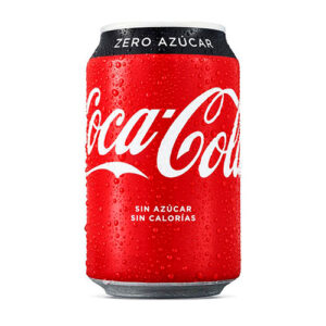 Lata coca cola zero