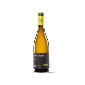 Botella de vino blanco finca cuarta godello