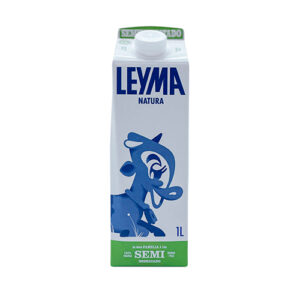 Brick de leche leyma semi desnatada 1l