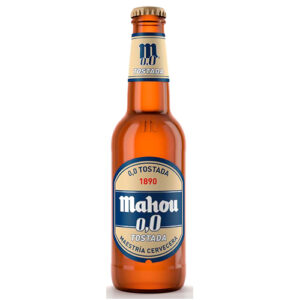 Cerveza mahou 0,0
