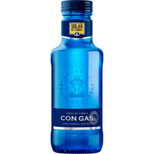 Agua con gas botella de vidrio 33cl